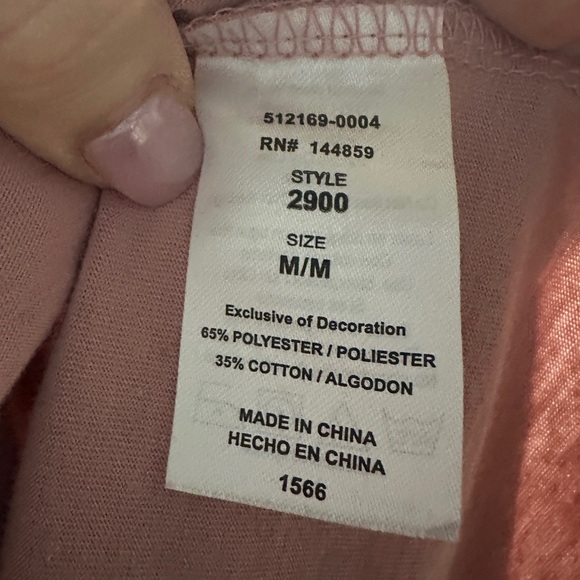 ADAR Underscrubs Pink Long Sleeve Comfort T-Shirt. Size Medium - Picture 5 of 5